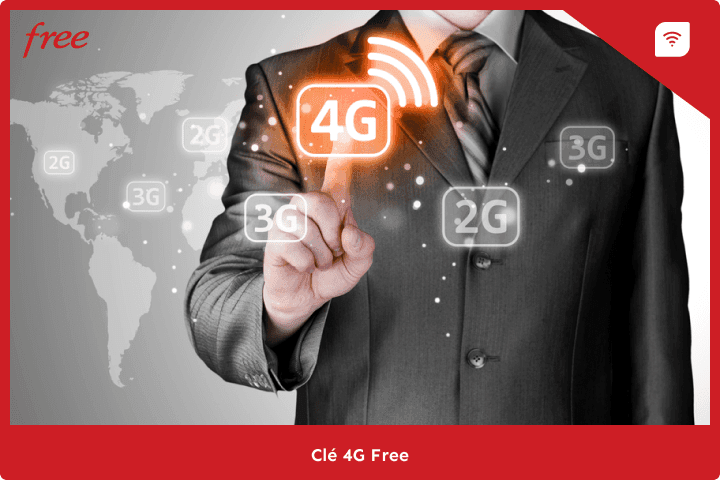 Découvrez la clé 4G Free et profitez d'Internet partout