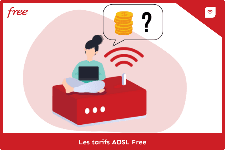 Le tarif de l'ADSL chez Free