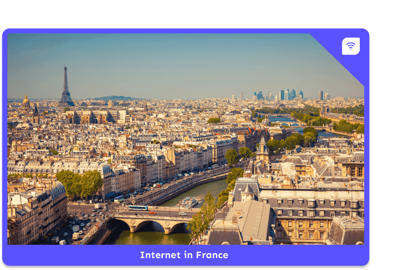 How to access the internet in France ?