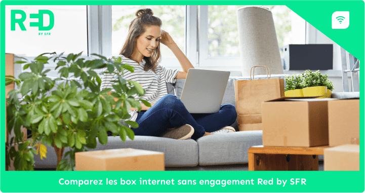 Comparez les box internet sans engagement Red by SFR