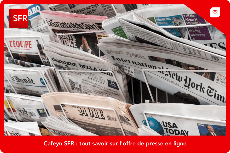 Cafeyn SFR : tout savoir sur l'offre de presse en ligne