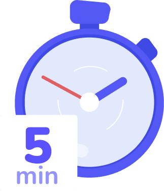 5 minutes d'appel