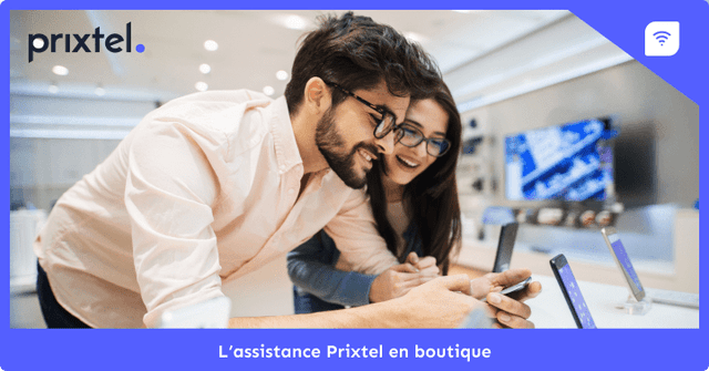 L'assistance Prixtel en boutique