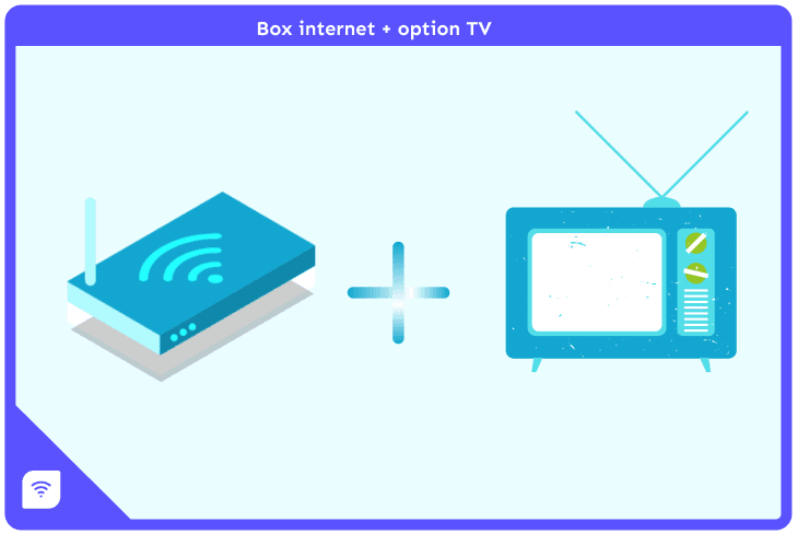 Box internet option TV