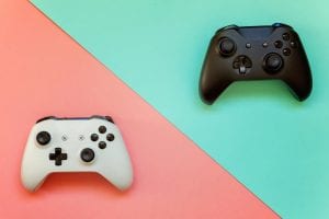 Manettes console jeu vidéo