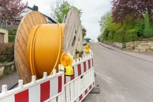 travaux raccordement fibre optique