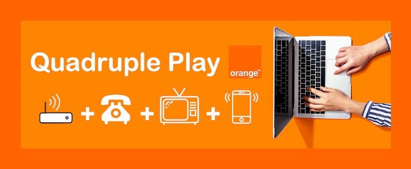 Quadruple play orange